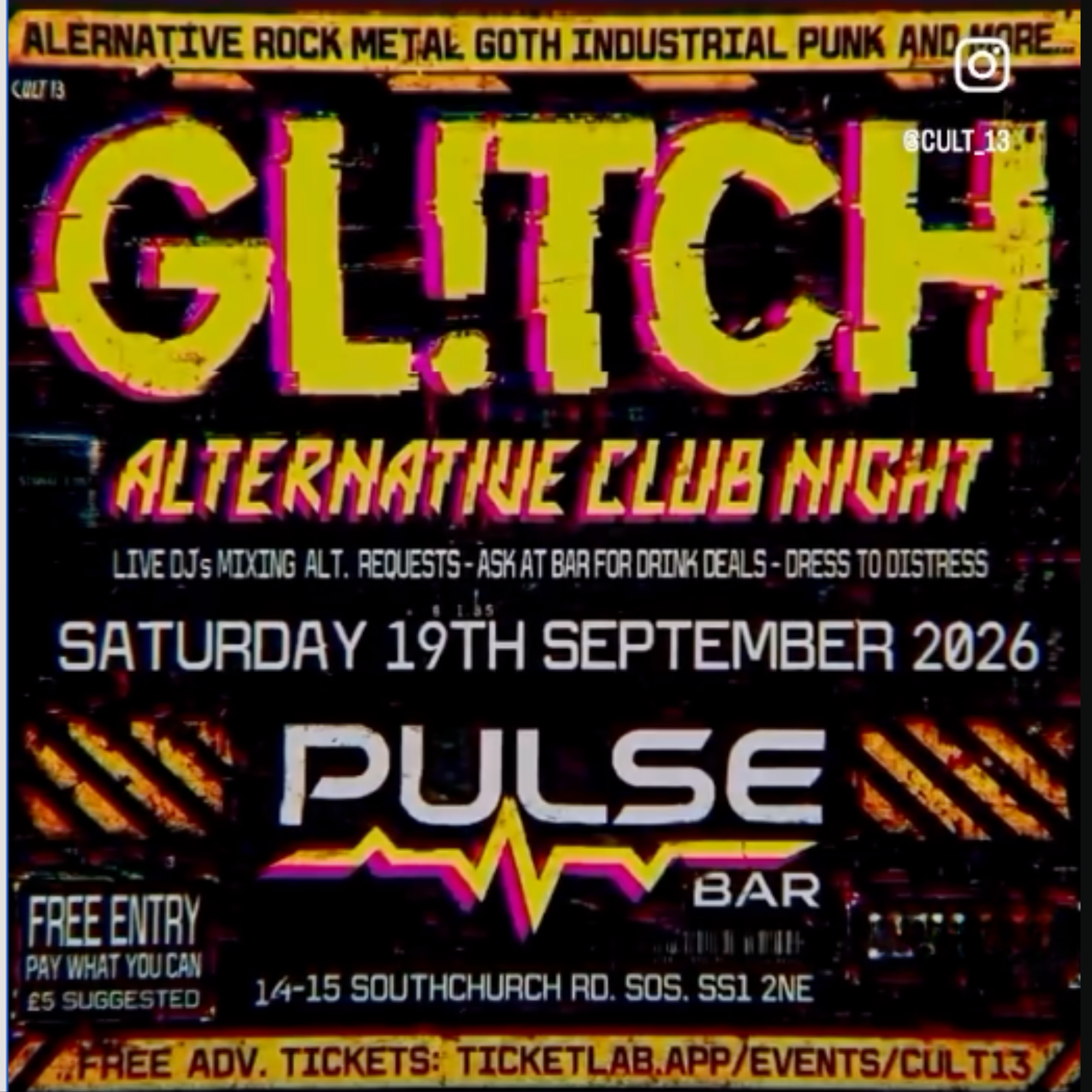 GL!TCH - Alternative Club Night